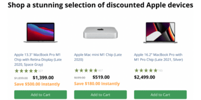 Amazing Markdowns on Apple Products